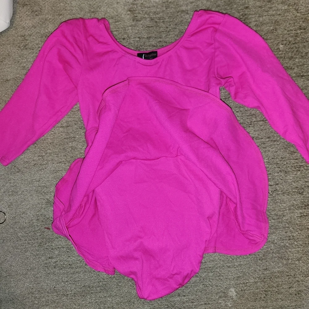 Girls In Motion Pink Kids Leotard